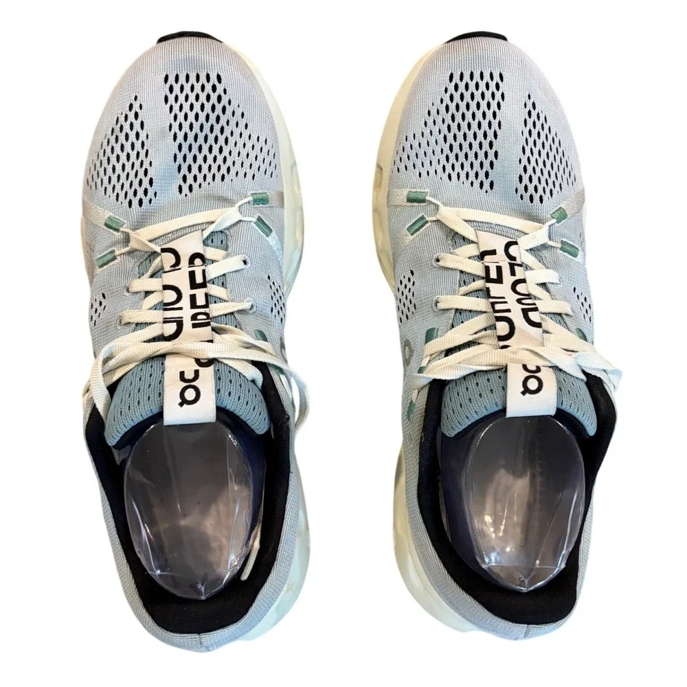 On Cloudsurfer Helion‎ CloudTec Phase Light Blue Running Shoes W10.5 No insole